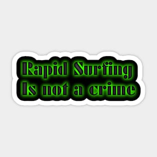 Rapid Surfing Sticker